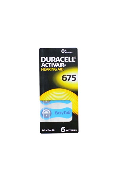 ElectroAZ Baterii Duracell PR675 pentru aparate auditive, 6 buc.