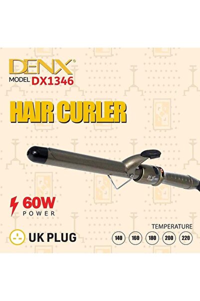 Denex Hair Curler, 60W, up to 220°C, Multicolor