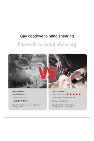 stuffix Professional electric sheep shearing machine , 1000W, 2800rpm, 6 speeds, Black