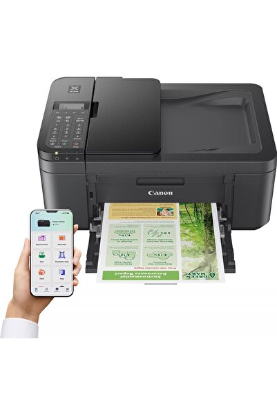 Canon PIXMA TR4645 Wireless All-in-One Color Photo Inkjet Printer, Black