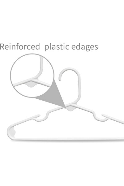 Generic ManGotree Kids Plastic Hangers for Closet, Thin Durable Nursery Hangers, 20 Pieces