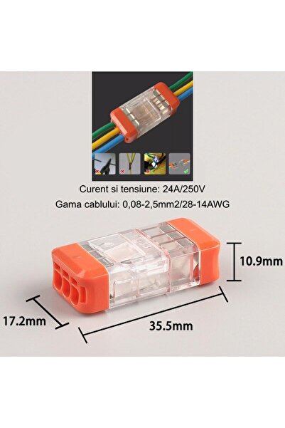 ElectroAZ LT-33 Quick Connector for Cable Splice 250V-4KV
