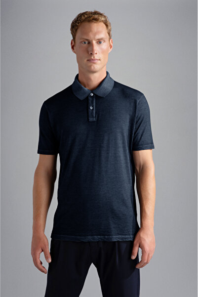 PAUL&SHARK MEN'S WOOLLEN POLO SHIRT