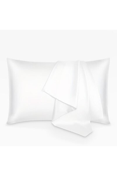 Hotel Linen Klub Darco Standard Pillowcase Set, 100% Cotton, 250 Thread, 50x75 cm, 2-Pack, White