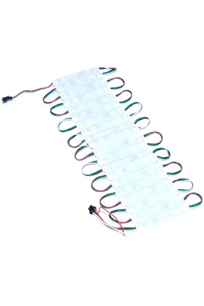 ElectroAZ Modul de grup LED, set de 20 bucăți, 12V, RGB