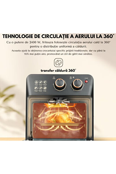 OEM Friteuza cu aer cald retro cu prajitor de paine cuptor cu convectie