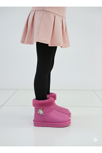 patik ayakkabı kız çocuk çok hafik kar botu yağmur botu içi küklü