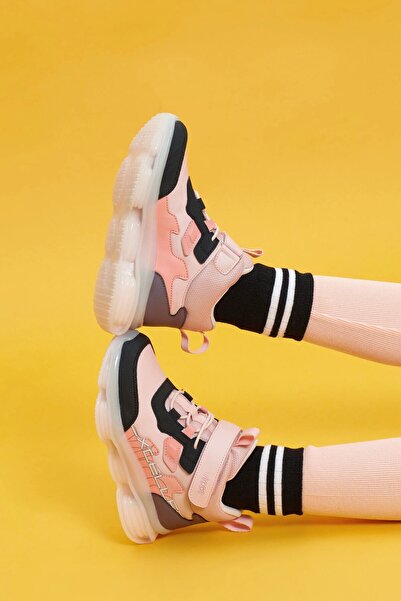 Vicco Heel Çocuk Air Sole Velcro Short Boots 946.F25K.427