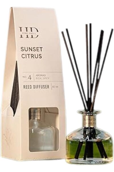 Generic HOME WELL 80 ml Citrus Sunset / Musk Scented Aroma Diffuser
