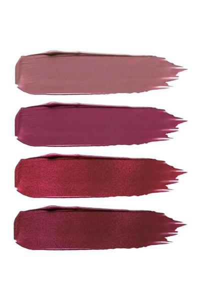 WET N WİLD Set Machiaj Mini Ruj Lichid Mega Last Catsuit (2 x mat, 2 x metalic)