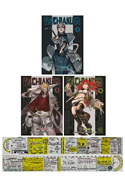 Destek Yayınları Gachiakuta 2-3-4. Ciltler Manga Seti + Mat. Cetvel