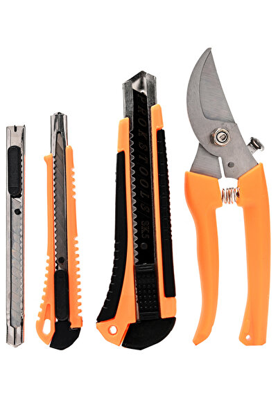 Lawazim Garden Shears Set 3 Pcs - Rust-Resistant Pruners for Tree and Flower Trimming
