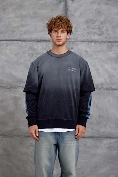 NOMARC ΦΟΥΤΕΡΑ O oversized ΜΕ ΜΑΥΡΗ ΛΑΜΠΕΡΗ ΣΤΑΥΡΩΣΗ ΣΤΟ ΜΕΓΑΛΟ ΜΕΓΕΘΟΣ