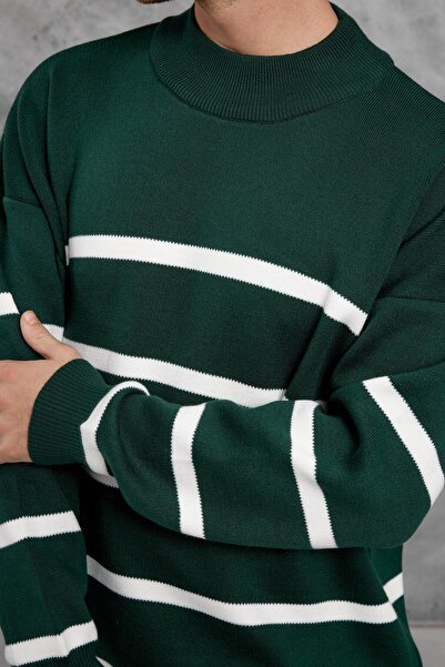 NOMARC Πράσινο Πλεκτό ΜΙΑΡΟΣΤΡΟΓΓΥΛΟ ΡΙΓΕΣ