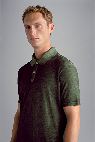PAUL&SHARK MEN'S WOOLLEN POLO SHIRT