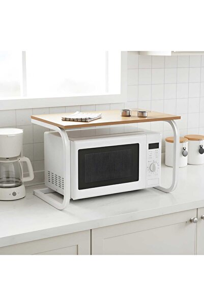 NZONE STORE رف فرن ميكروويف بطبقتين : 45*30*32