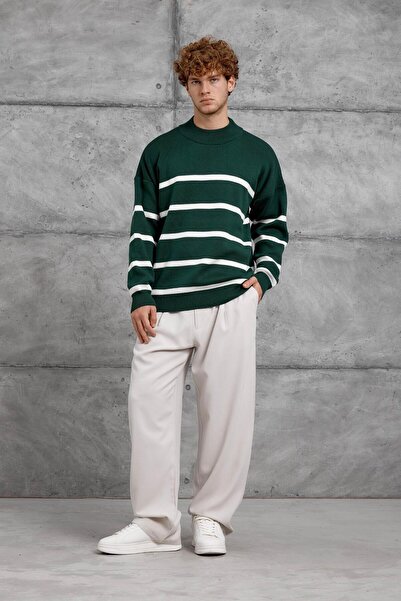 NOMARC Πράσινο Πλεκτό ΜΙΑΡΟΣΤΡΟΓΓΥΛΟ ΡΙΓΕΣ