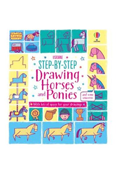 Usborne Publishing Step-by-step Drawing Horses and Ponies
