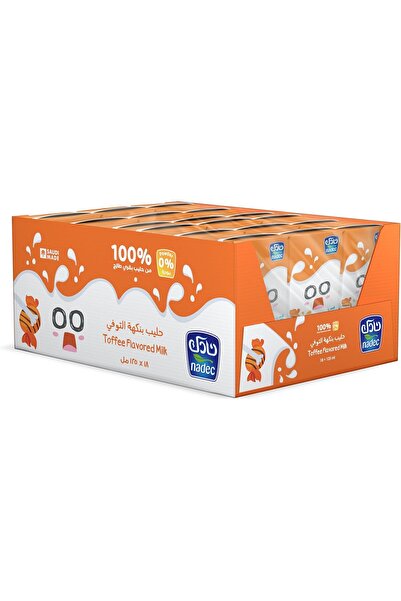 Nadec Toffee Flavored Milk, 125ml 18 Pcs