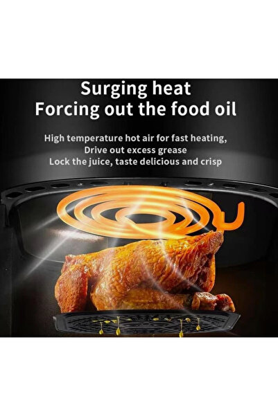 BASE Friteuza cu Aer Cald 8L cu 8 programre LEIHMANN