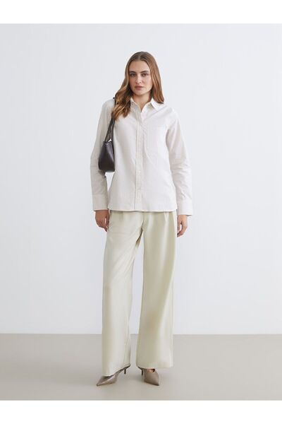 LC Waikiki Lcwaikiki Classic Striped Poplin Women's Shirt