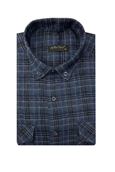 ATİLLA ÖZER Winter Cashmere Men's Shirt - 7463