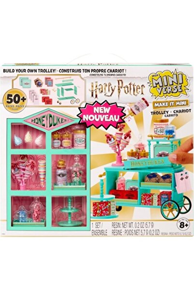 MGA Entertainment MGA's Miniverse Make It Mini Honeydukes Trolley Harry Potter Mini Collectibles, 50+ pieces