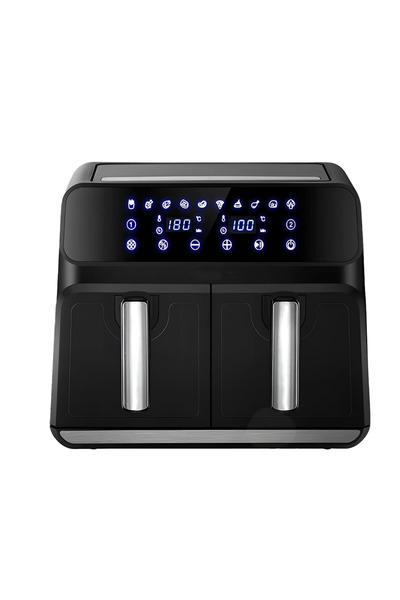 BASE Friteuza Dubla Fara Ulei Air Fryer afisaj digital 10L capacitate