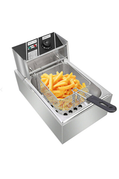 Amir Friteuza electrica de grasime capacitate 6L si maner din otel inoxidabil