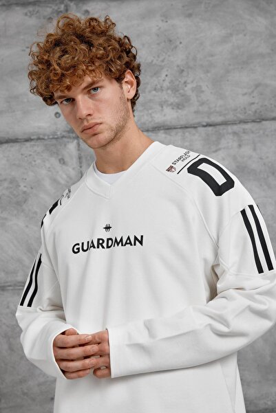 NOMARC ΦΟΥΤΕΡ oversized ΜΕ ΣΤΑΥΡΩΜΑ ΛΕΥΚΟ ΣΤΡΑΓΓΙΟΥΡΑΚΟΥ