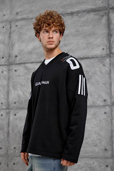 NOMARC ΜΑΥΡΟ ΦΟΥΤΕΡΑΚΙ ΜΕ ΣΤΑΙΡΙΑ Ο oversized