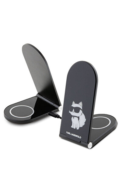 Karl Lagerfeld Magnetik Kablosuz Şarj Standı 15W Orjinal Lisanslı Katlanabili...