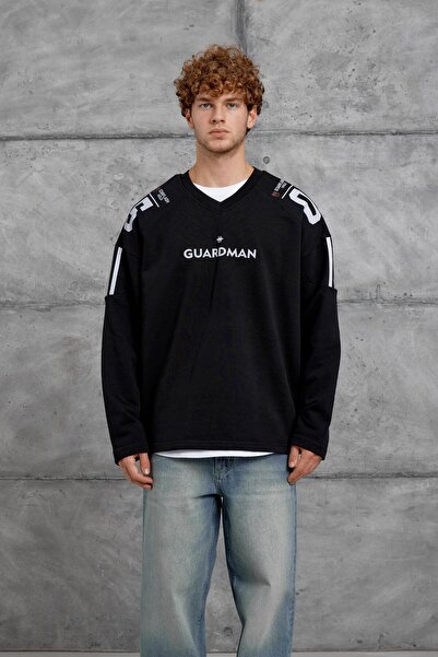 NOMARC ΜΑΥΡΟ ΦΟΥΤΕΡΑΚΙ ΜΕ ΣΤΑΙΡΙΑ Ο oversized