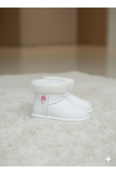 patik ayakkabı Girl's Very Light Boots with Fur Inside