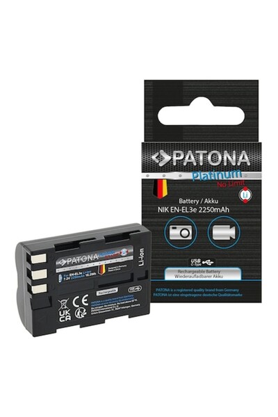 Patona Baterie Platinum EN-EL3e pentru Nikon D700, D300, D200, D100, D80, D70...