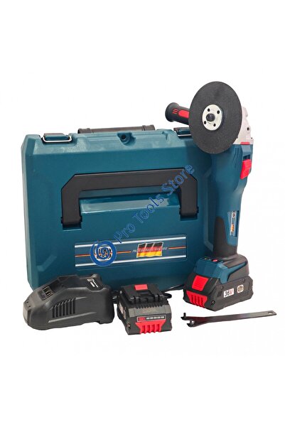 pro tools store romania Angle grinder with 2 batteries, Brushless, 36 V, 5 Ah...