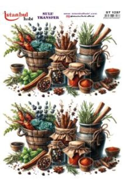 İstanbul Hobi ورق نقل مائي 25x35 سم ST-1237