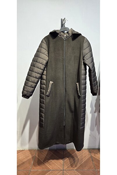 fatma Kadın büyük beden kaşe manto