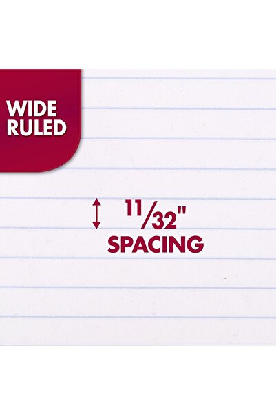 Mead Composition Notebook Pack of 3, Wide-Ruled 9-3/4×7-1/2 in, 100 Sheets, Black Marble