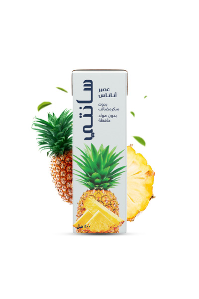 Sante Pineapple Juice Carton (Combi Block) - Carton 24 × 200 ml