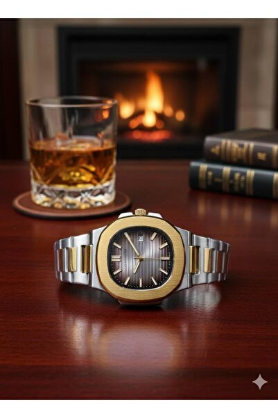 Goldwatches ساعة يد رجالية فاخرة من الفولاذ |   موديل نوتيلوس على طراز باتيك ...