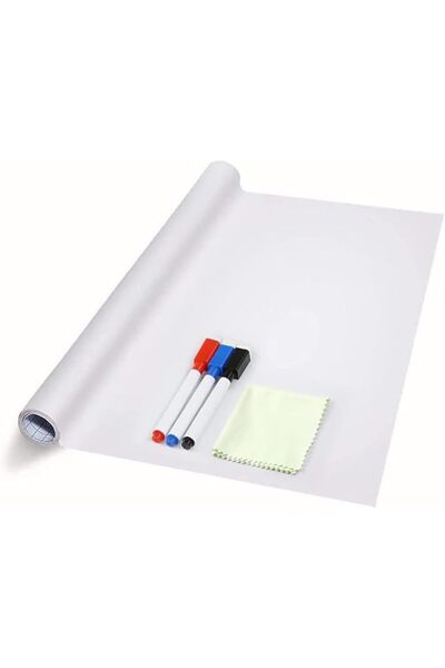 BPA ® Peelable Dry Erase Whiteboard Wall Sticker for School (2 m × 45 cm)