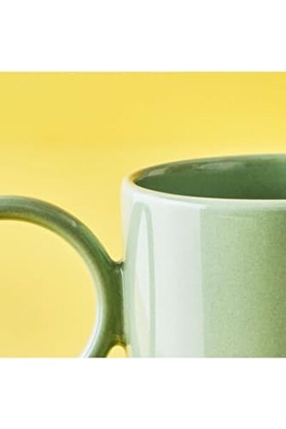 Yıldızan مجموعة إسبريسو تري أركانا من قطعتين باللون الأخضر (184 سم مكعب) _يول...