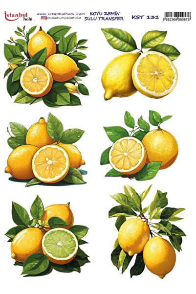 İstanbul Hobi Dark Background Water Transfer Paper 25X35Cm Kst-131