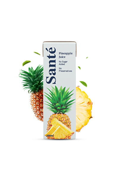 Sante Pineapple Juice Carton (Combi Block) - Carton 24 × 200 ml