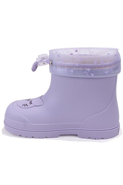 IGOR CC334 Mendi Gato λιλά γούνινες μπότες βροχής για κορίτσια
