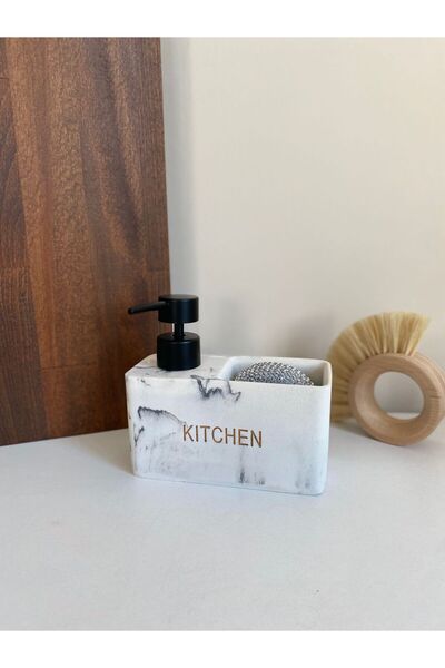 LEONEV Polyresin Liquid Soap Dispenser Dishwashing Liquid Dispenser