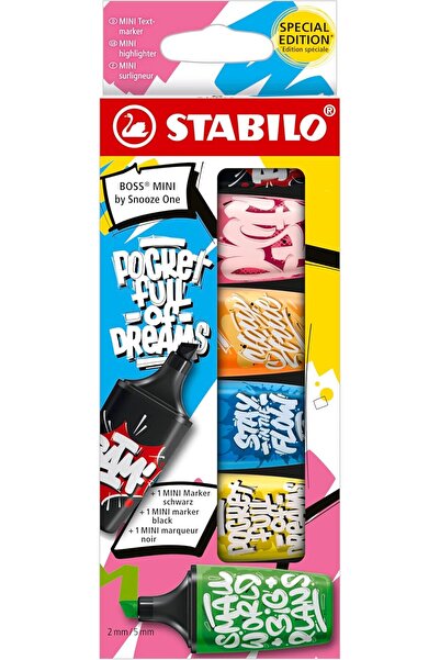 Yıldızan تري_ - فسفوري - ميني من سنوز ون - عبوة من 6 قطع - ألوان متنوعة _يولي...