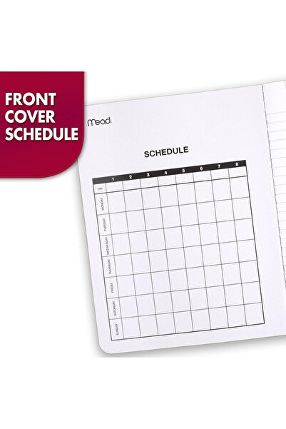 Mead Composition Notebook Pack of 3, Wide-Ruled 9-3/4×7-1/2 in, 100 Sheets, Black Marble