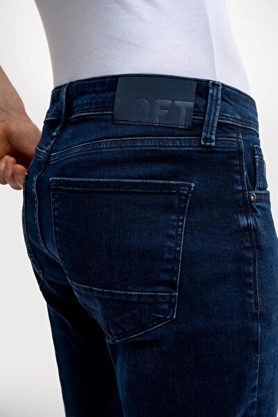 Loft Justin Martin Dark Blue Black Wash Men's Jean Pants Lf2035717